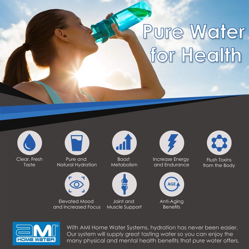 APPLIED MEMBRANES INC. Inline Carbon Water Filter | 10" Length | 1/4" Threaded Female In/Out | For Chlorine Taste & Odor or Post Filter for Home RO | RO Stage 5 Polishing Filter (1, 1/4" Female Threade) - Image 5